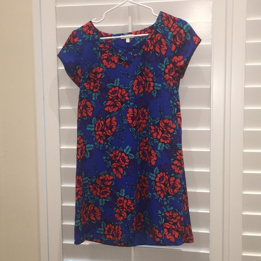 Blue floral dress🥰